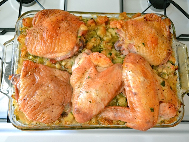 Easy Turkey Stuffing Casserole Bake Recipe Budget Bytes